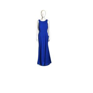 NWT Xtraordinary Royal Blue and Silver Maxi Dress